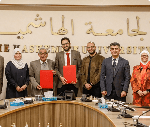 University signing ceremony